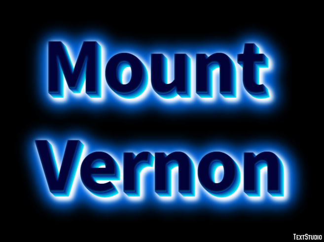 Mount Vernon Tekst Effect