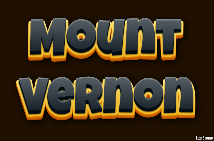 Mount Vernon Efekt tekstowy