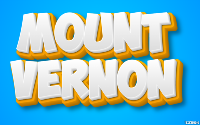 Mount Vernon Efekt tekstowy