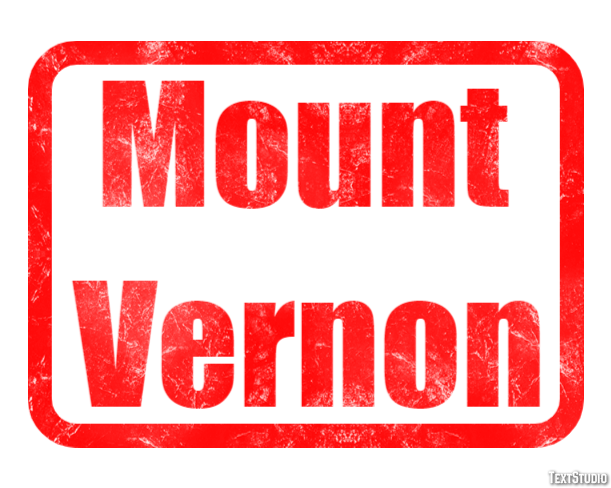 Mount Vernon Efekt tekstowy