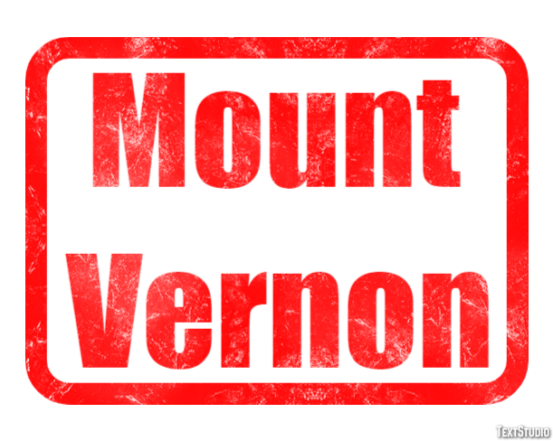 Mount Vernon Efekt tekstowy