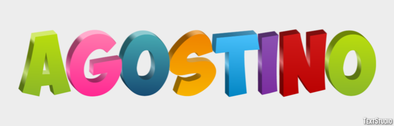 Agostino Effetto testo