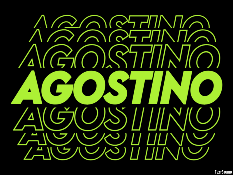 Agostino Effetto testo