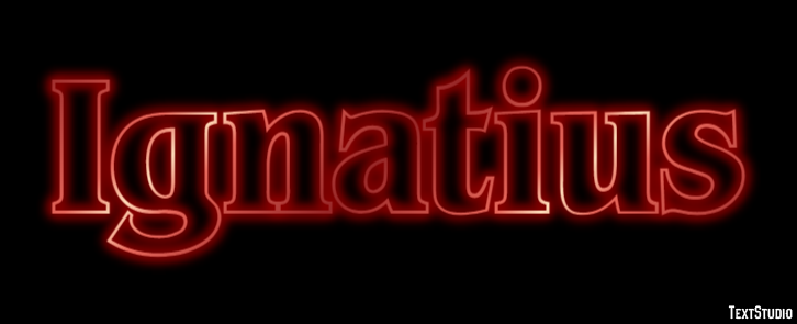 Ignatius Text Effect