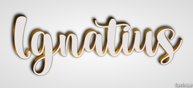 Ignatius Text Effect