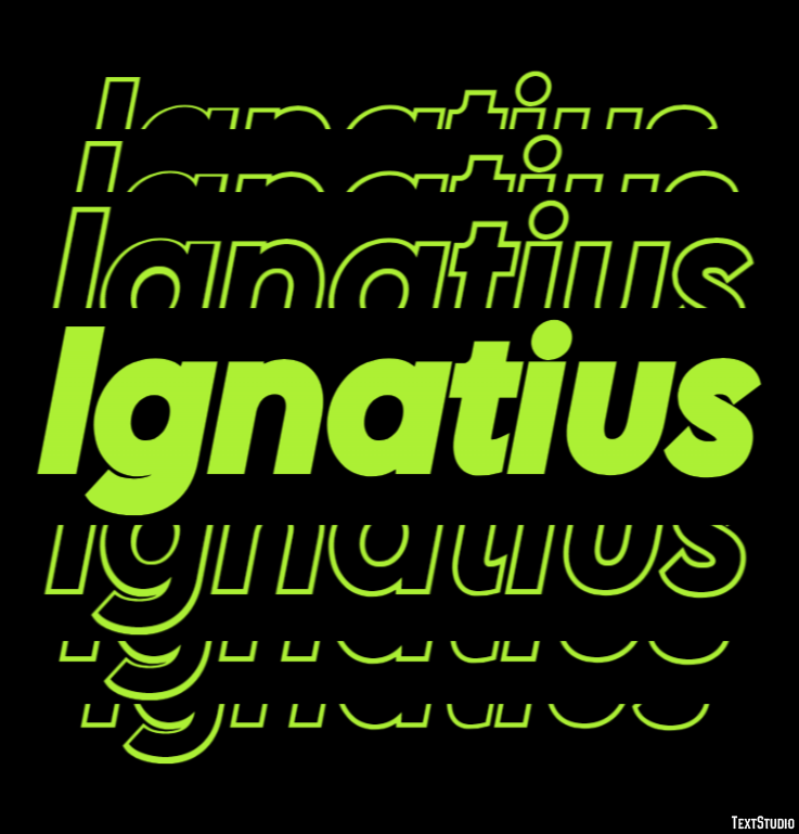 Ignatius Text Effect