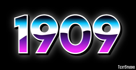 1909 Text Effect