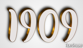1909 Text Effect