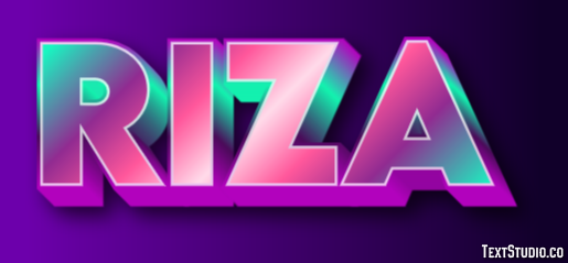 Rıza Efecto de Texto