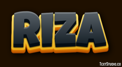 Rıza Efecto de Texto