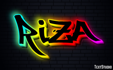 Rıza Efecto de Texto