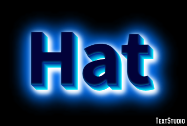 Hat Text Effect