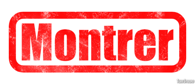 Montrer Efecto de texto