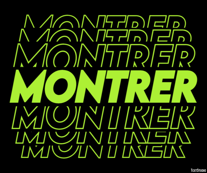 Montrer Efecto de Texto