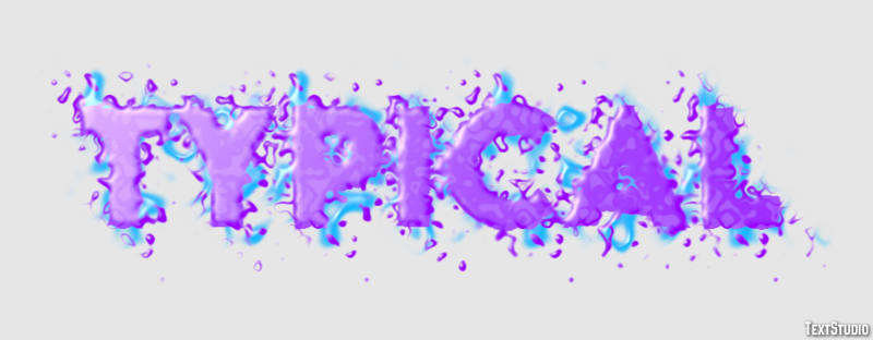 Typical Text Effect