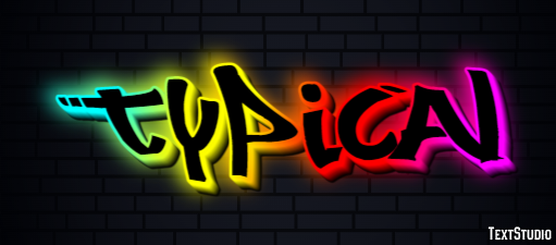 Typical Text Effect