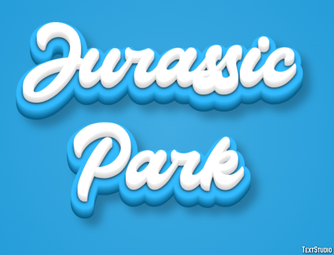 Jurassic Park Tekst Effect