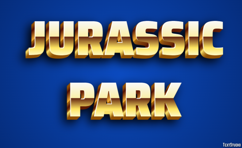 Jurassic Park Tekst Effect