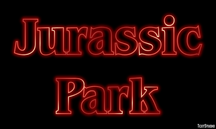Jurassic Park Tekst Effect