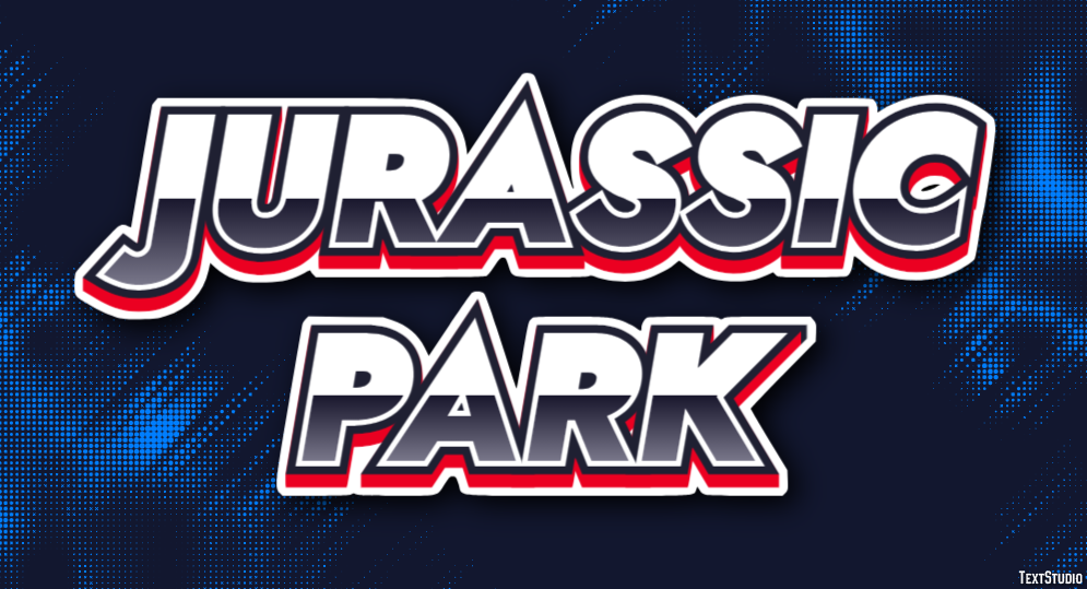 Jurassic Park Tekst Effect