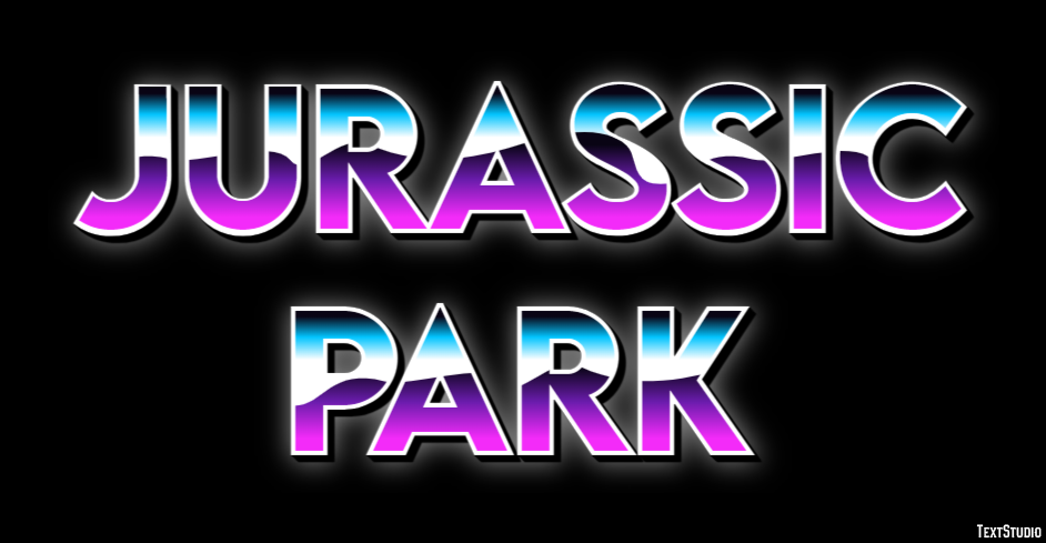 Jurassic Park Tekst Effect