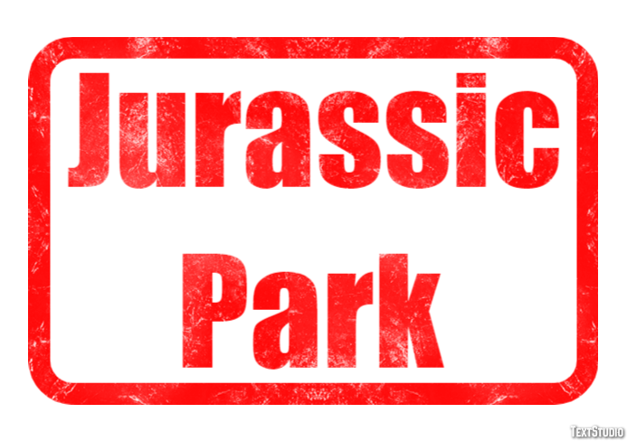 Jurassic Park Tekst Effect