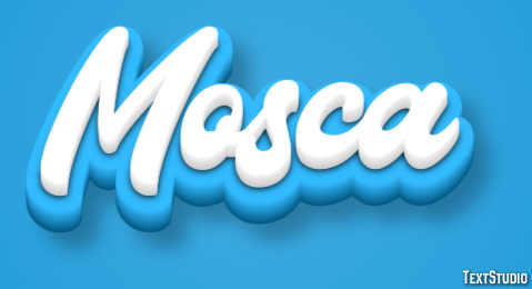 Mosca Efeito de texto