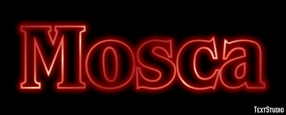 Mosca Efecto de texto