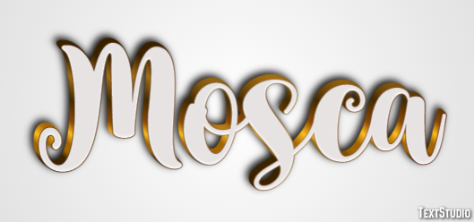 Mosca Efecto de texto