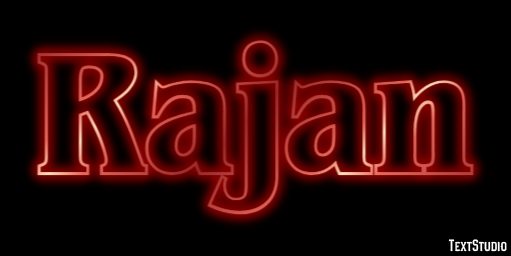 Rajan Text effect