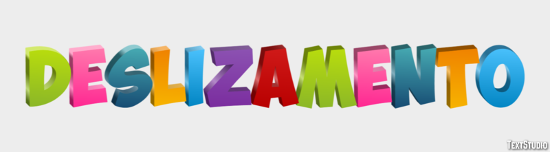 Deslizamento Effet de Texte