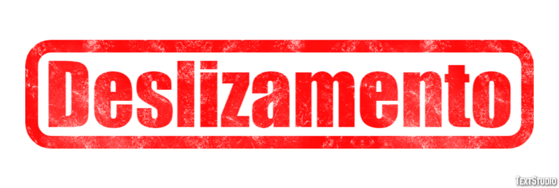 Deslizamento Efeito do texto