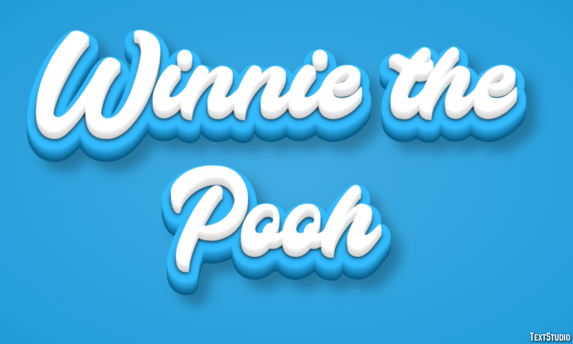 Winnie the Pooh Metin Efekti