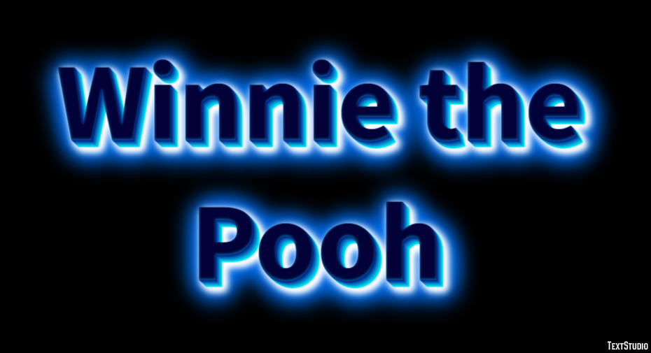 Winnie the Pooh Text Effect