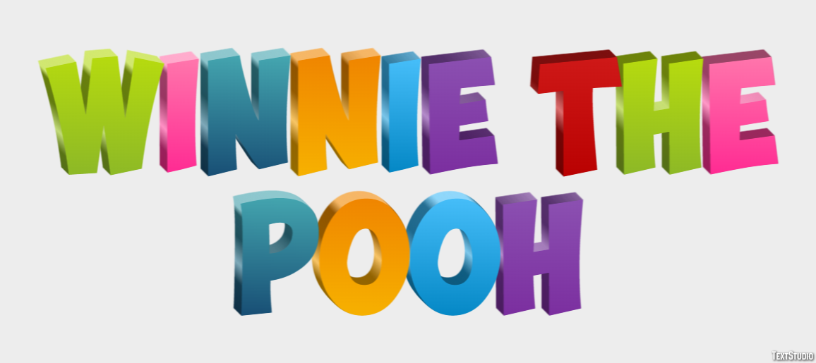 Winnie the Pooh Metin Efekti