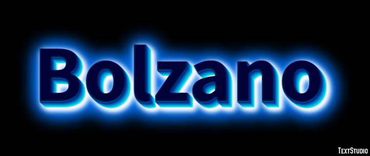Bolzano Efeito de texto