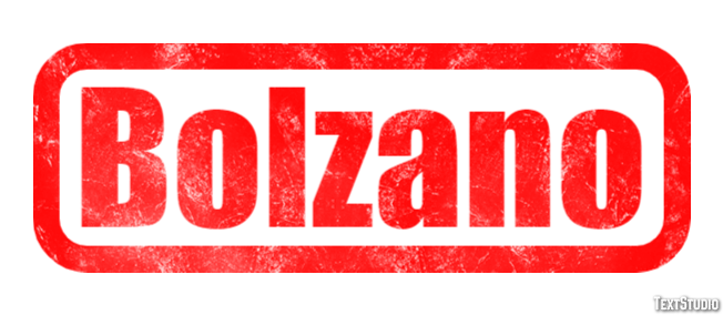Bolzano Effetto testo