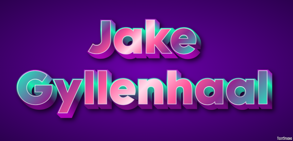 Jake Gyllenhaal Tekst effect