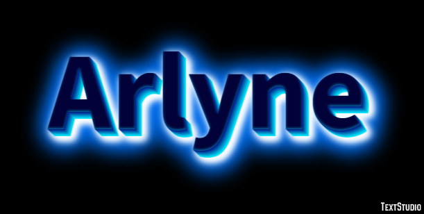 Arlyne Texteffekt