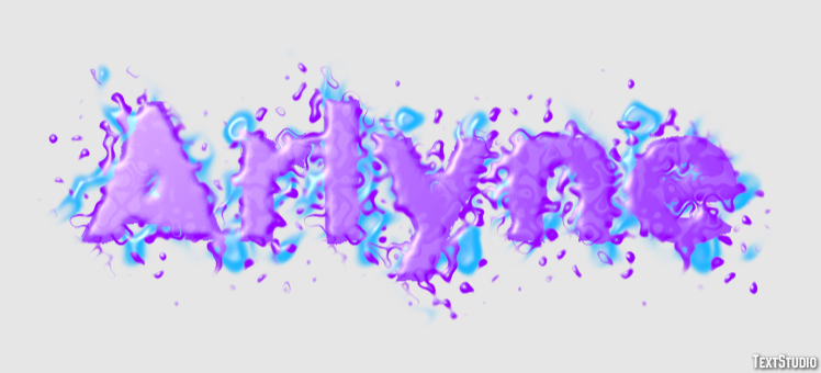 Arlyne Text effect