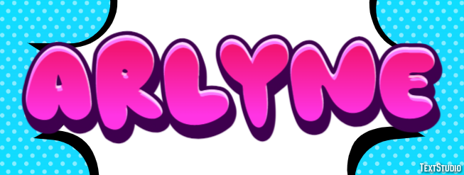 Arlyne Text effect