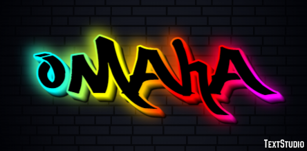 Omaha Efecto de Texto