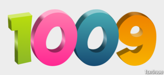 1009 Effetto testo