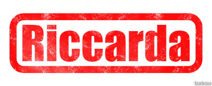 Riccarda Effetto testo