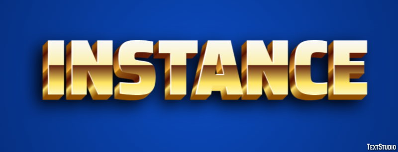 Instance Text Effect