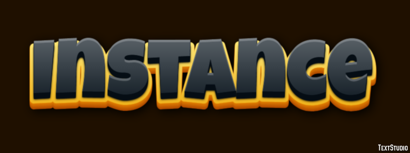 Instance Text Effect