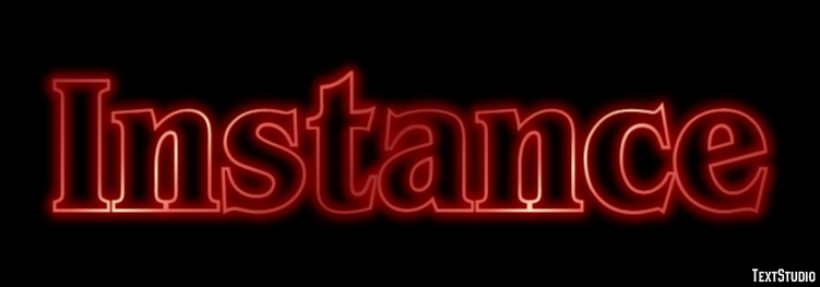 Instance Text Effect