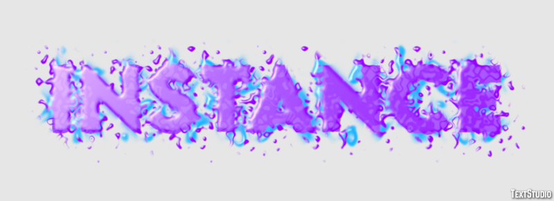 Instance Text Effect
