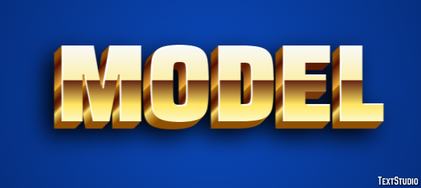 Model Text Effect