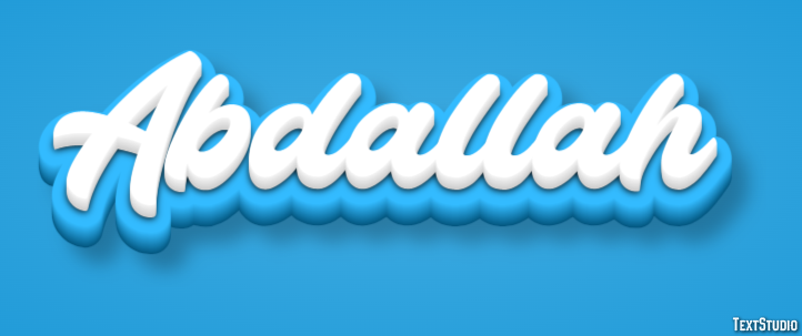 Abdallah Text Effect